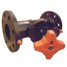CI Balancing Valve With Pressure Test Cock With In Built Locking Facility Flange End (Castle)
